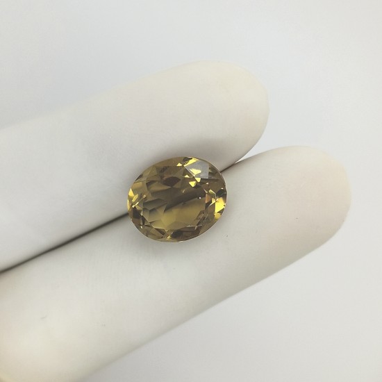 Olive Quartz 7.72 Ct Gem Quality Olive Quartz 7.72 Ct Gem Quality